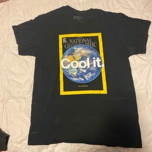 National Geographic “cool it” black t-shirt!